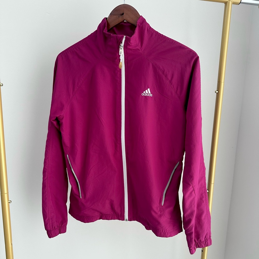 Adidas Magenta Windbreaker